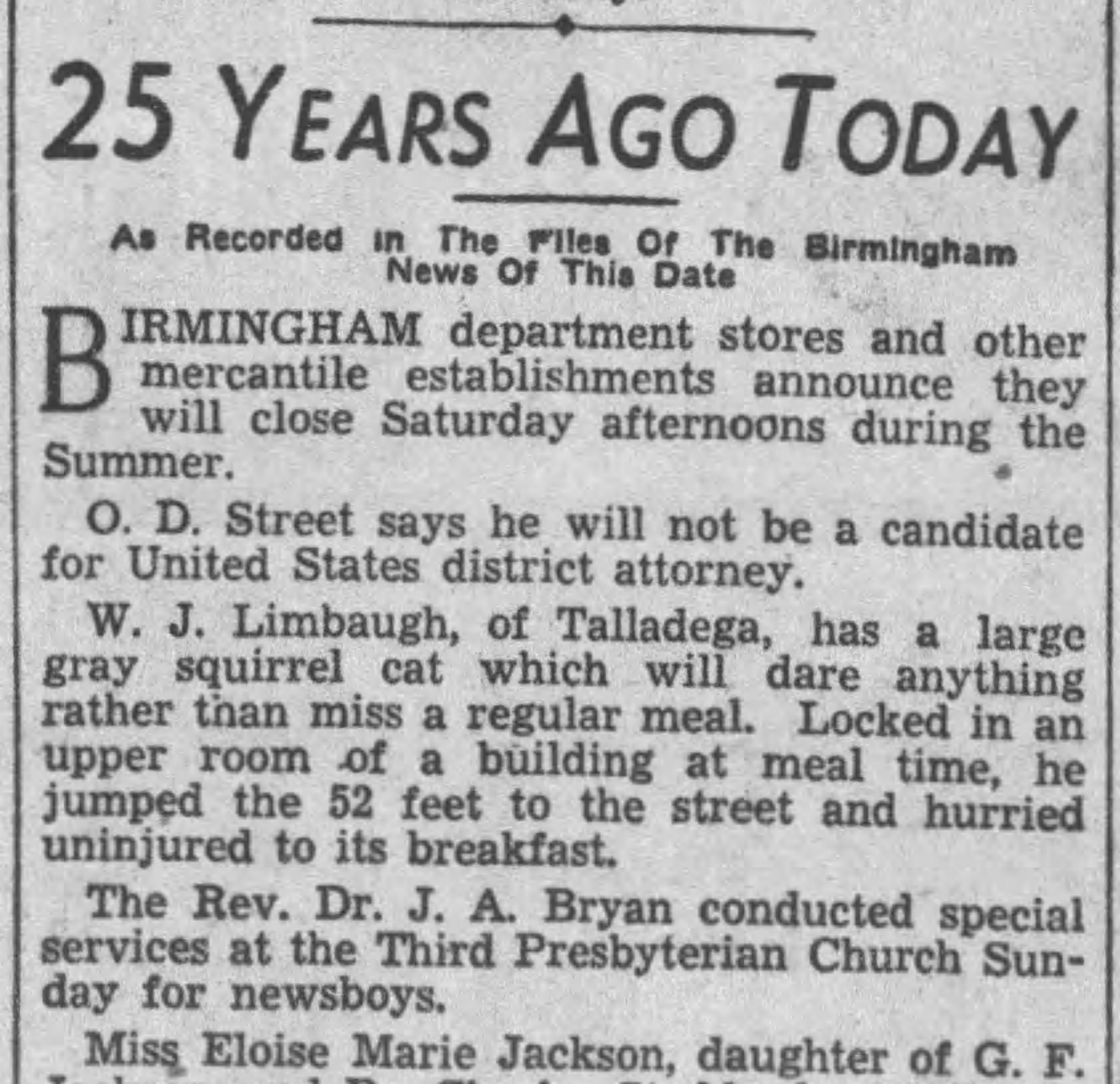 Service for Newsboys